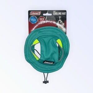 Coleman Teal & Neon Yellow Dog Cooling Sun Hat